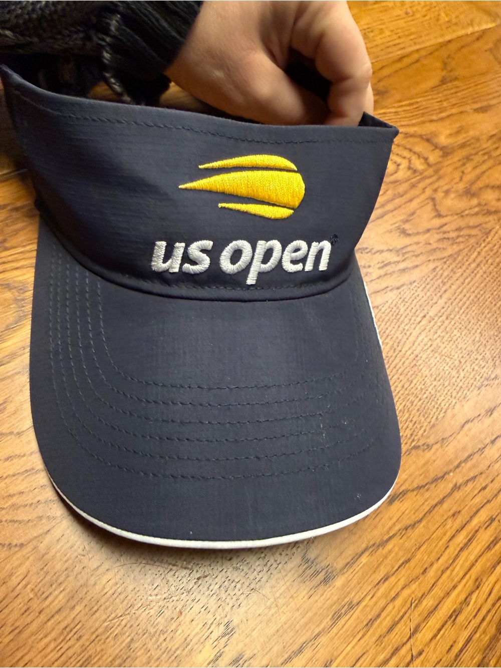 US Open Navy Visor with Yellow Logo one size 2024 tennis